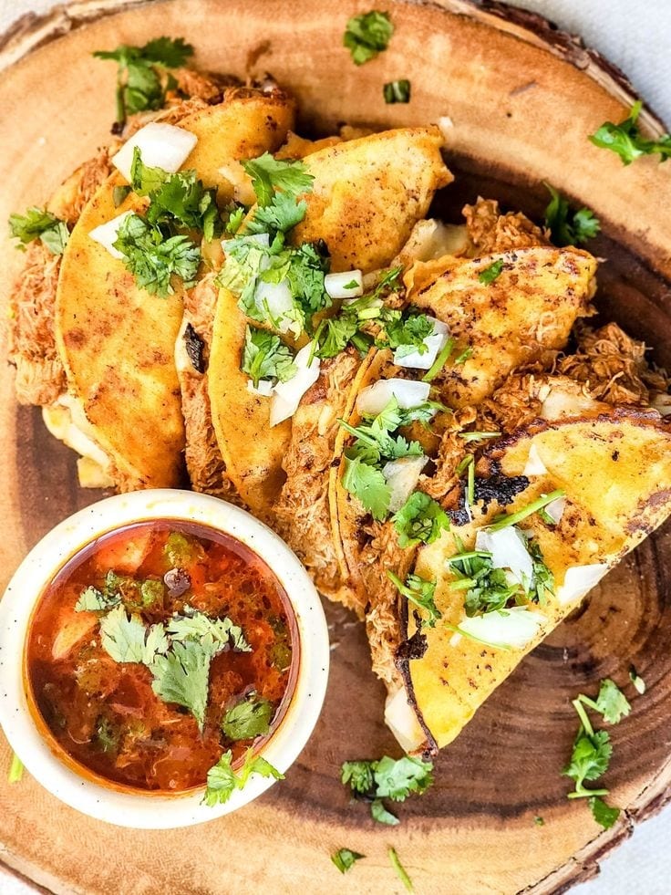 Chicken Birria Taco.