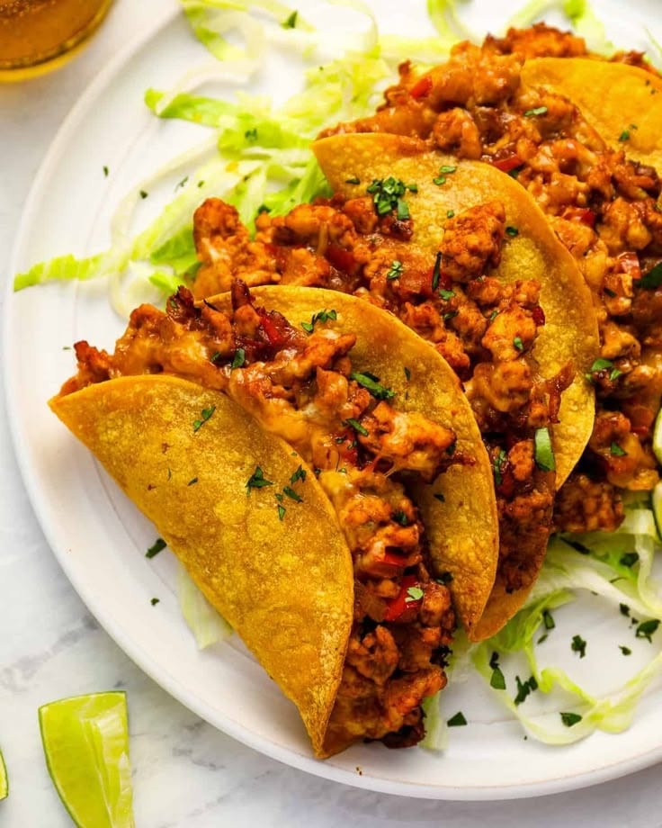 Create Your Own Corn Tacos (Crispy) (3 Pieces).
