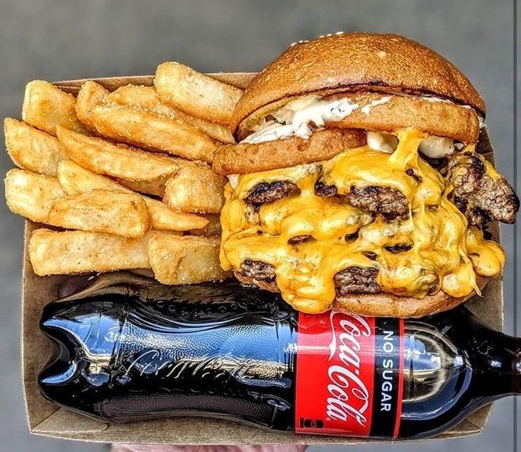 Cheese Burger Meal.